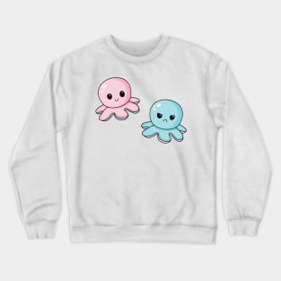 Kawaii mood octopus Crewneck Sweatshirt